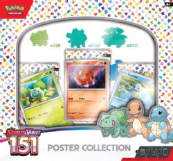 CARTE DE POKEMON - BOÎTE DE COLLECTION POKEMON SV3.5 151 POSTER COLLECTION